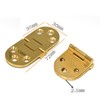 2 Pieces Solid Brass Butler Tray Hinge with Screws for