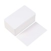 Alipis 100Pcs White Blank Note Cards Kraft Cards Postcard Paper