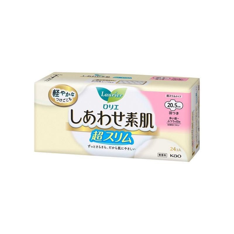 Laurier Happiness Bare Skin Ultra Slim for Regular Days, 8.1