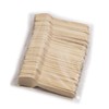Perfect Stix Green Wooden Square Compostable Cutlery Taster Spoon With