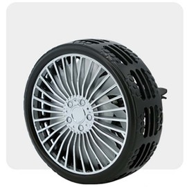 Riloer Electric Mini Clip Car USB Fan for Front Seat Driver and Passenger Baby Pet, Portable 360 Degree Rotatable Car Cooling Fan with 3 Speed for SUV RV Vehicles, Black/Pink/Yellow/Green