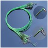 Freefisher 20x Steel Leader with Swivel and Snap 70 cm/30