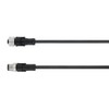 M12 Sensor Cable 5P A Coded Male Female 1.5m