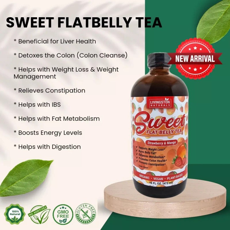 Livingston Natural Herbal Labs Sweet Flat Belly Tea By Livingston
