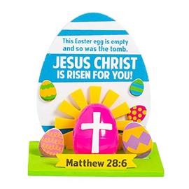3D EMPTY TOMB EASTER EGG CK - Craft Kits - 12 Pieces