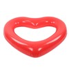 Heart Shaped Swimming Circle 120cm Thick Tear Resistant PVC Material