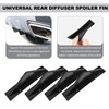 Wevdn 4 PCS Car Rear Lower Bumper Wing Lip Diffuser,