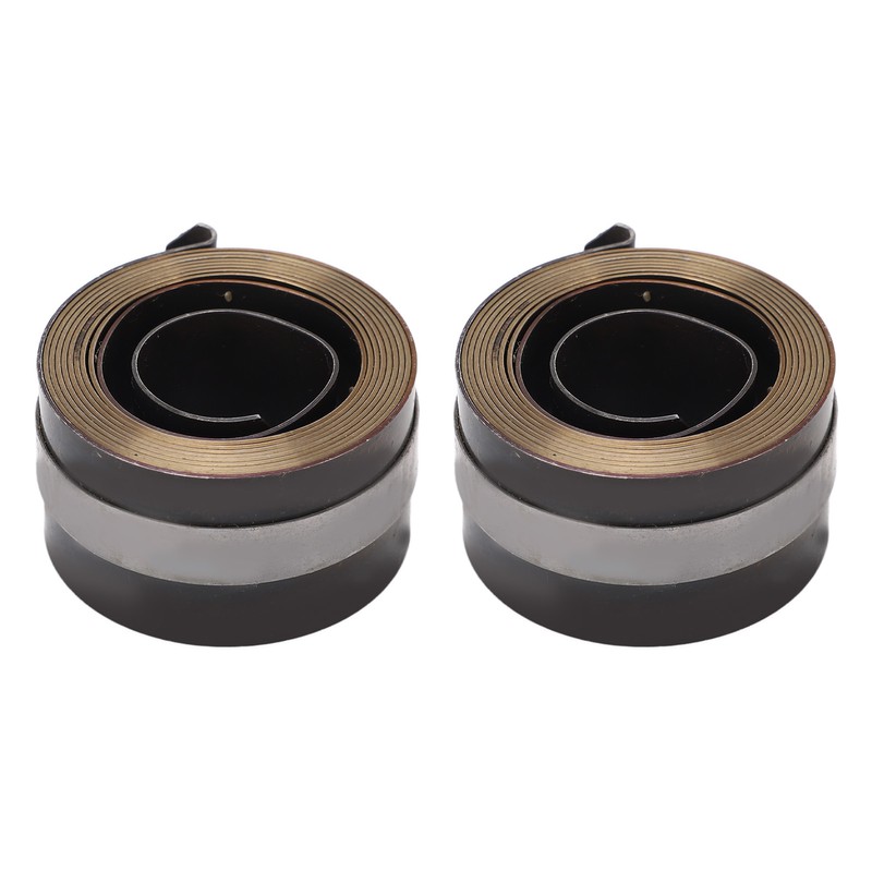 2Pcs Drill Press Return Spring Metal Recoil Feed Quill Coil