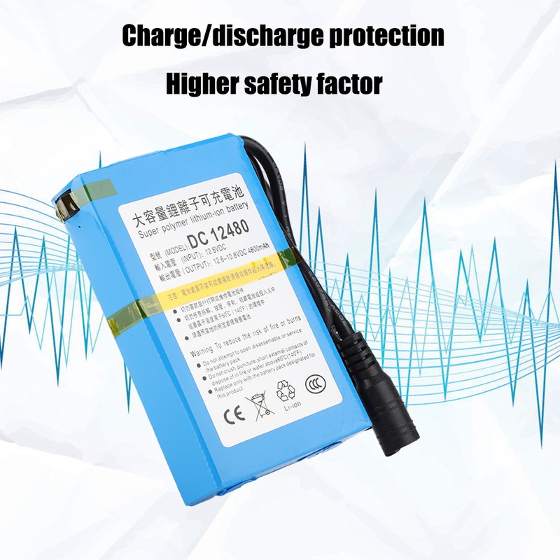DC 12480 4800mAH Large Capacity Built in Switch Polymer Lithium