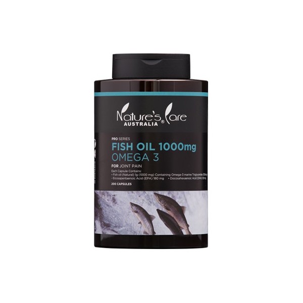 Nature's Care Pro Series Fish Oil 1000mg Omega 3 Cap X 200