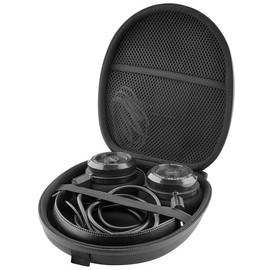 Linkidea Headphones Carrying Case Compatible with Grado SR80 SR80e SR80i SR60 SR60i SR60e, RS2 RS2i RS2e SR225 SR325 Case, Replacement Hard Shell Travel Bag with Cable, Charger Storage (Black)