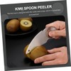 BIUDECO 2Pcs Stainless Steel Kiwi Cutters Spoons Effortless Digging Tool