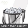 Oggi Insulated Ice Bucket, 4 Quart / 3.8 L, Stainless