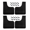 4PCS Car Mud Flaps, Flexible Rubber Vehicle Mudflaps Mudguard Splash