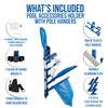 AquaMate Oasis Swimming Pool Accessories Holder, Fence Hooks for Pool
