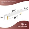 DINZI LVJ Long Wall Shelves, 39.4" Wall Mounted Shelves Set