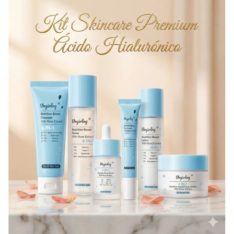 Kit Skincare Premium 4 En 1 | Piel Super Radiante