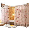 Navhao 2 Panels,Bottom Bunk Bed Curtains Cloth Breathable Bed Canopy