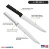 RADA Cutlery Serrated Slicer Knife (R138), 7" Stainless Steel Hollow