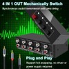 FlyroadUp 3.5mm Aux + RCA L/R Bi-Directional Stereo Audio Switch
