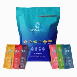 Electrolitos Sin Azucar | Bolsa 30 Sobres Mixtos en Polvo Sin Calorías Vegano y Ecológico Soluble en Agua 600 ml | Hidratación Rápida para Deporte y Actividades | HIDRA2GO
