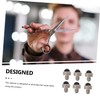 Kisangel 6pcs Scissors Muffler for Hairdressing Noise Eliminating Bumpers Perfect