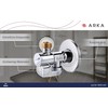 Duro Smart Angle Valve, 1/2 to 3/8 Inch Angle Regulating