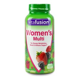 Vitafusion Multivitaminas Para Mujer Con 220 Gomitas Frutos Rojos