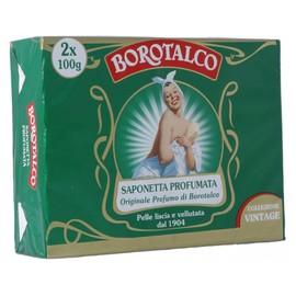 Borotalco Roberts: Set of 2 Scented Soaps, Vintage Edition (Lady Picture) * 3.5 Ounces (100g) Packages (Pack of 2) [ Italian Import ]