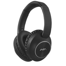 XuanGui - Auriculares inalámbricos Bluetooth sobre la oreja, auriculares inalámbricos de 20 horas, estéreo HiFi y auriculares plegables ligeros con radio FM, SD/TF para trabajo en casa NX300, negro