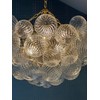 4-Pack Bubble Blown Glass Light Fixture Replacement Shades, Dia 4"
