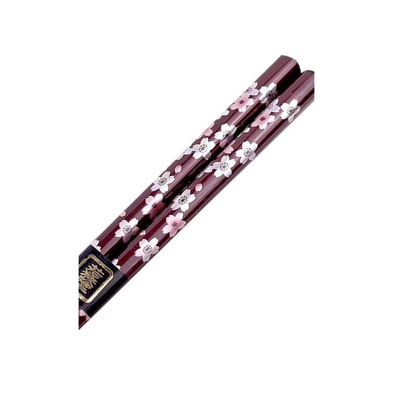Chopsticks Dishwasher, Cherry Blossoms, Red, Dishwasher Safe, Design Includes Paulownia