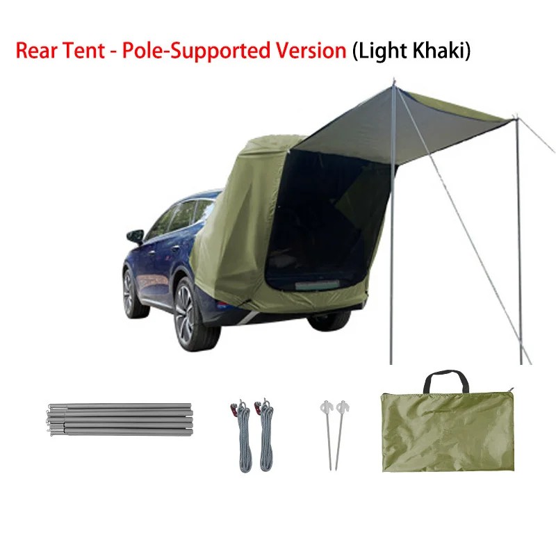 Car Rear Tent for Camping & Picnic – 600D Oxford