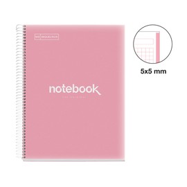 Miquelrius Notebook Spiral Notebook 1 Emotions Polypropylene Cover DIN A4 Micro-Perforated 80 Sheets