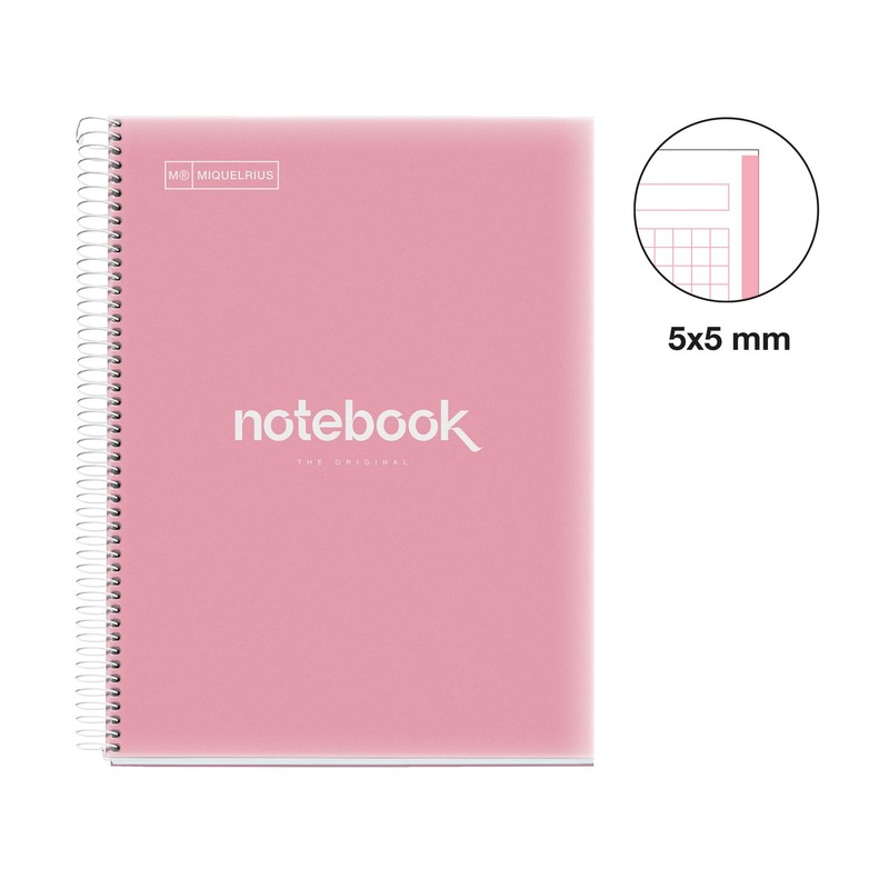 Miquelrius Notebook Spiral Notebook 1 Emotions Polypropylene Cover DIN A4