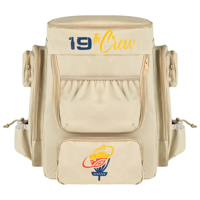 19thCrew Disc Golf Backpack with Cooler - Small Disc Golf