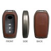 ontto Smart Remote Car Key Cover Full Protection Metal Leather
