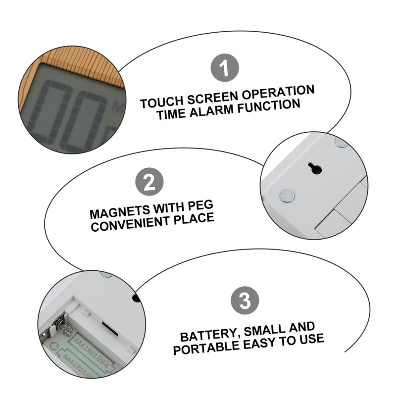 Alipis Craftsmanship Kitchen Timer Countdown Timer for Boys and Girls