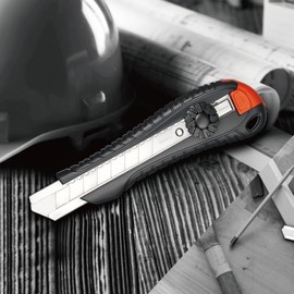 DORCO Cutter - Professional Craft & Design Tool for Artists and Designers - Ergonomic with Professional Blades, Office Knife Tool, Utility Knife, Snap off blades (L601 - Heavy Duty (with 11 Blades))