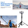 62 Inch Selfie Stick Tripod Extendable Cell Phone Tripod Stand