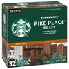 Starbucks® Pike Place Roast K-Cup® Packs, 32-count - Medium Roast