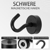 Neosmuk Magnetic Hook, Black, 12 kg Magnetic Hook, Extra Strong