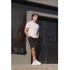 Tansozer Men's Summer Chino Shorts with Elasticated Waist, lightblue