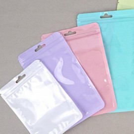 Mini Colored Resealable Bags for Small Item Storage, Shipping & Gifting (1 pc) 12x22 - Pink 5ea