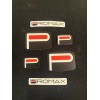 PROMAX BMX Logo Vinyl Decal Sticker Black/Red/Whit