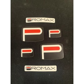 PROMAX  BMX Logo Vinyl Decal Sticker Black/Red/Whit