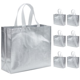 Tendwarm 6 Pcs Reusable Large Gift Bags with Handles for Party Wedding