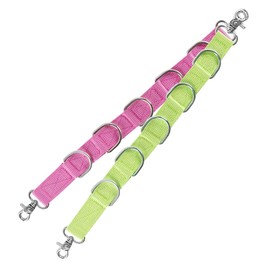 Laroal 2 Pcs Dog Grooming Loop Extender Nylon Pet Grooming Table Straps with 6 D-Rings for Dogs Cats Washing Nail Clippers Hair Cutting