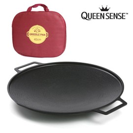 Queen Sense pot lid induction camping griddle pan 30cm bag included / 퀸센스 솥뚜껑 인덕션 캠핑 그리들팬 30cm 가방포함
