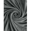 Laphilo Women's Plain Viscose Casual Elastic Waist Flared Midi Skirt